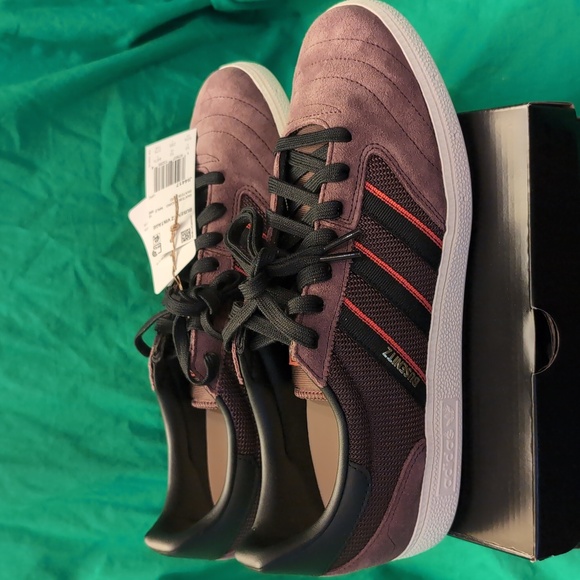 Adidas Busenitz Vintage Shoe Size 10.5  Brown Black Orange NWT - Picture 6 of 10